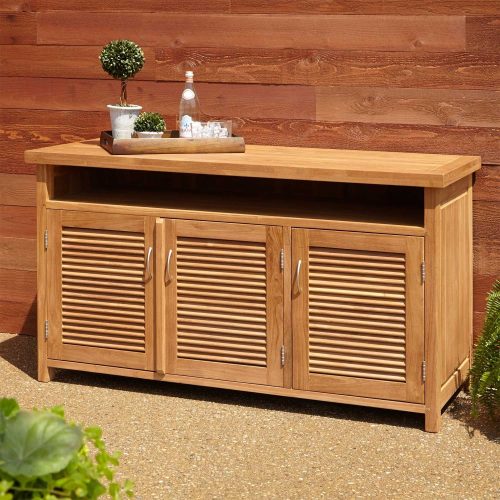 Teak Outdoor Storage Cabinet