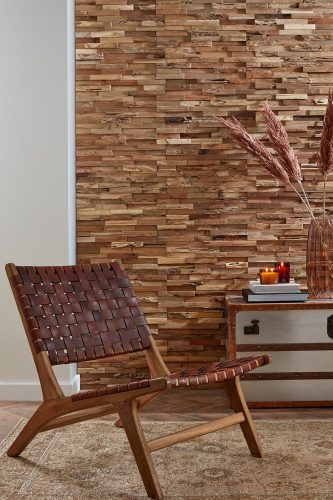 reclaimed teak wall panels