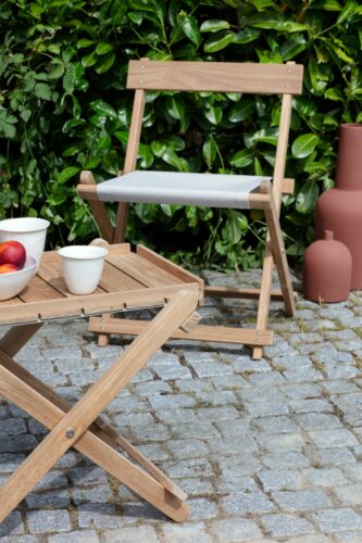 Teak deck chairs