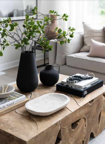 Teak wood coffee table