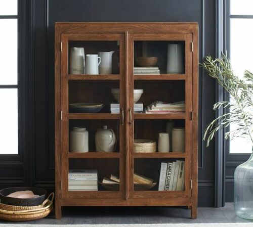 Teak wood bookcase