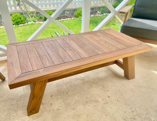 Garden coffee table teak wood