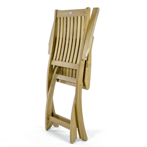 Folding armchair teak wood