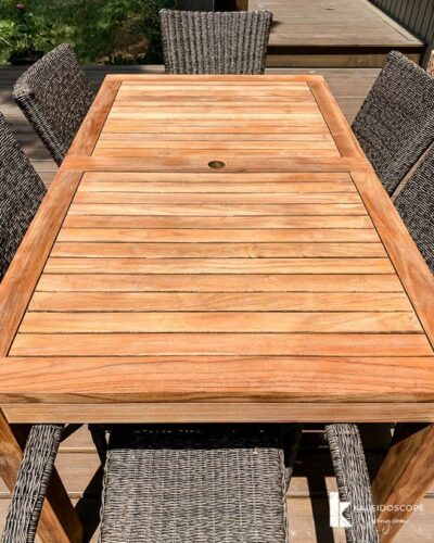 Outdoor furniture teak