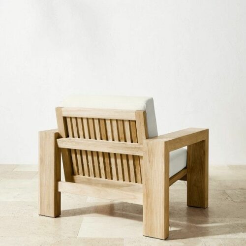 Teak outdoor chairs