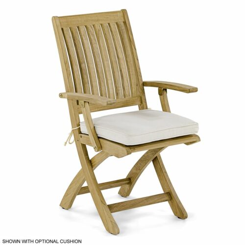 Teak wood patio dining chairs