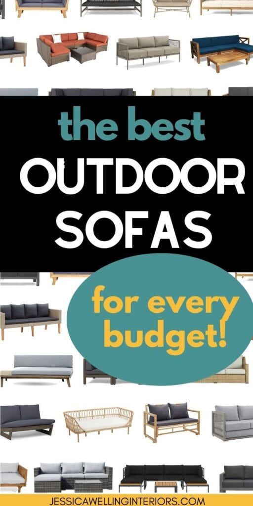 Teak outdoor sofa