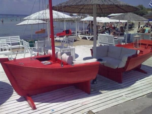 recycled boat furniture