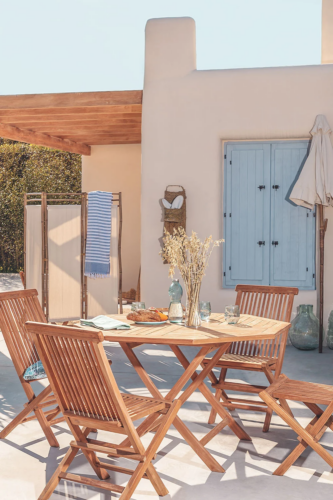 Garden table teak wood