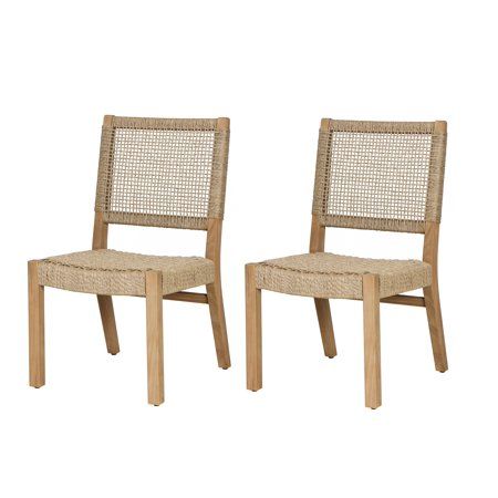Teak wood patio dining chairs