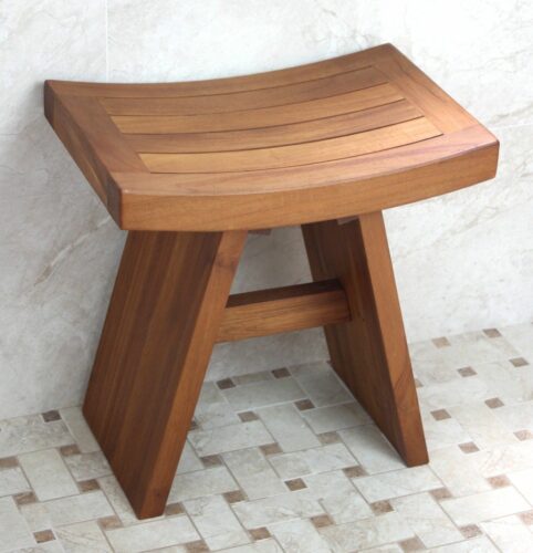 Teak bathroom furniture