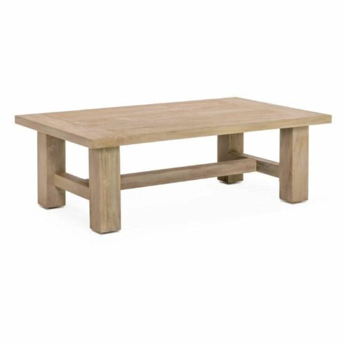 Teak patio coffee table