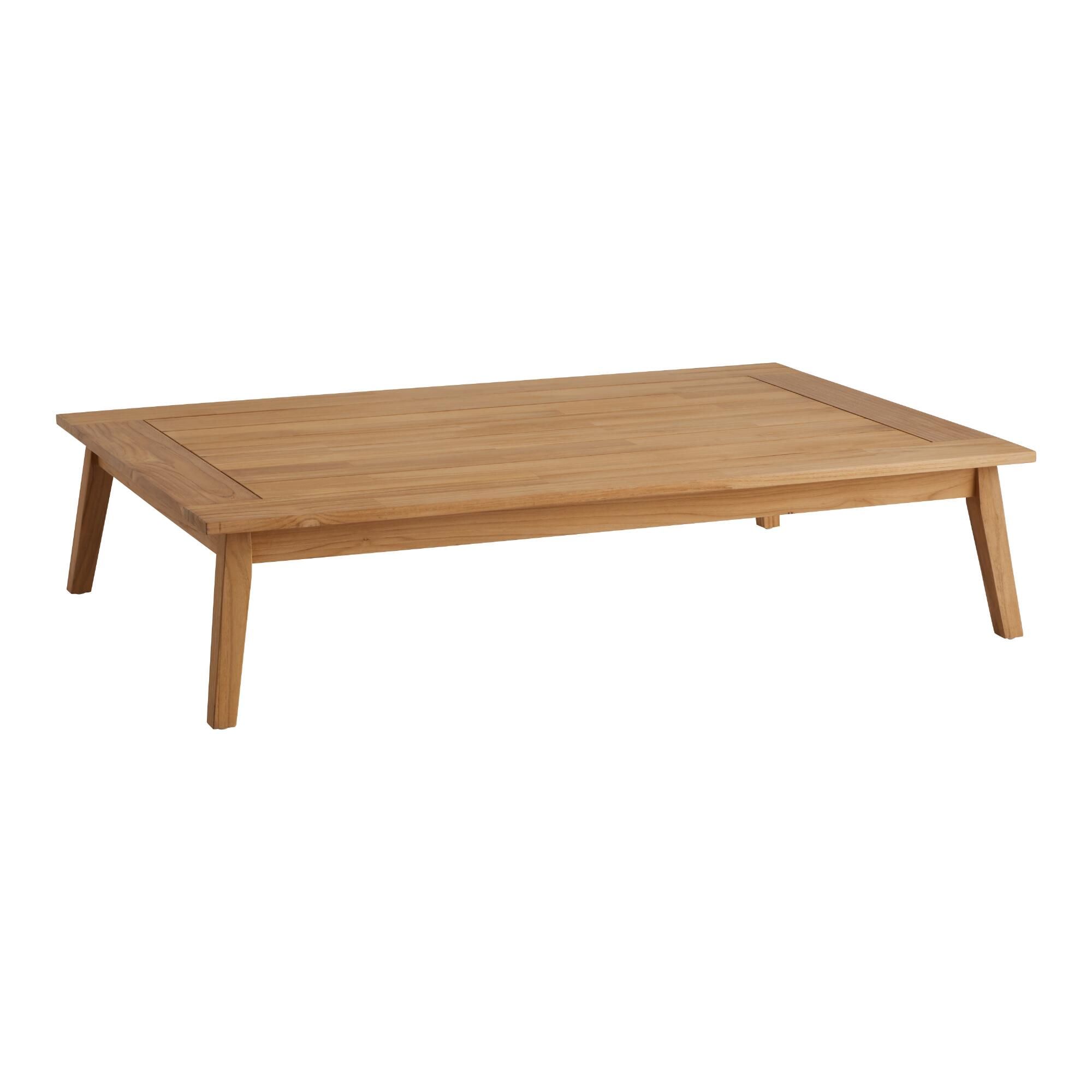 Patio coffee table teak wood