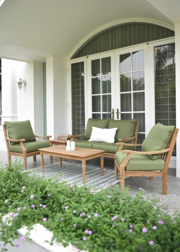 Teak wood patio set