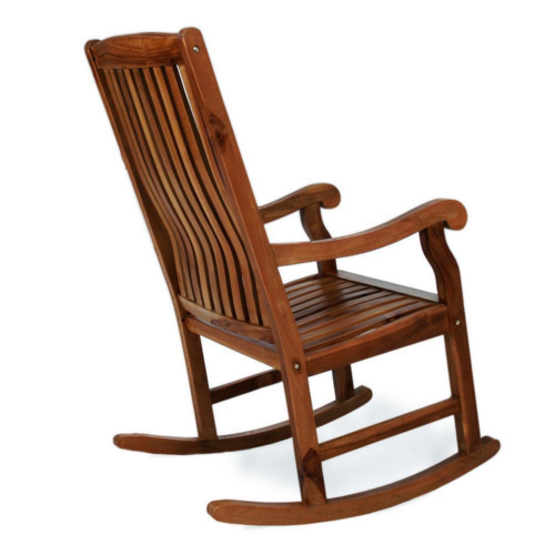 Teak rocking chair