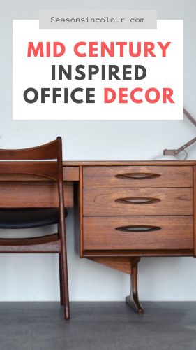 Teak office furniture