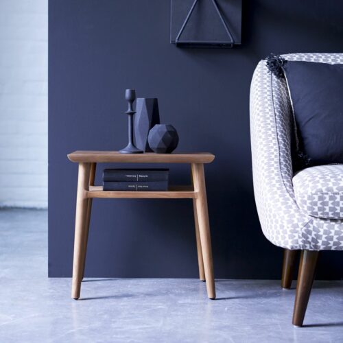 Teak wood bedside table