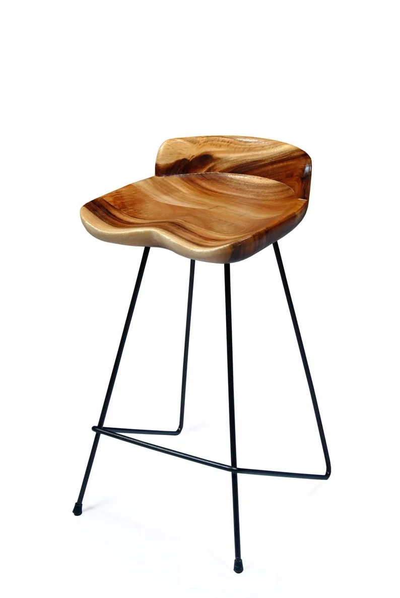 Bar stools teak wood