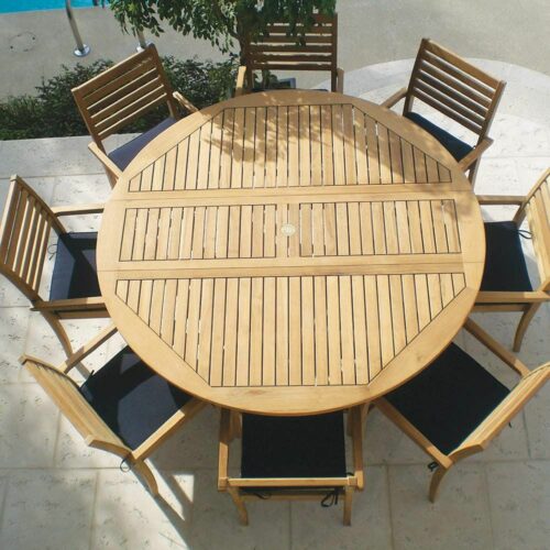 Patio dining set teak wood