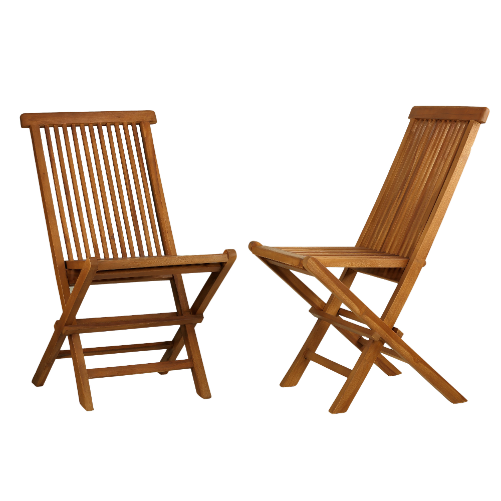 Teak wood folding chair