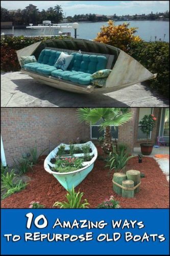 recycled boat furniture