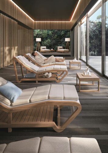 Lounge chair teak