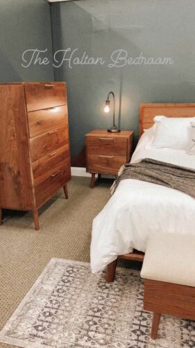 Teak bedroom vanity