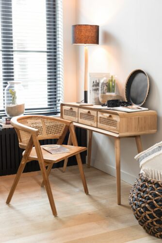 Teak wood tray table