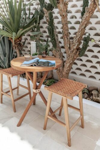 Teak woven furniture