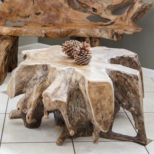 Garden coffee table teak wood