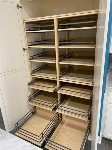 Custom-made shelving solutions