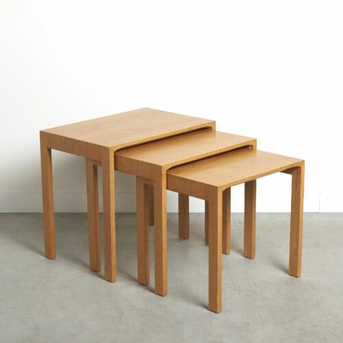 Teak wood nesting tables