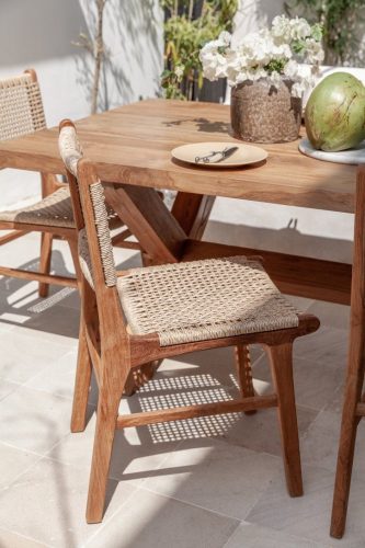 Teak wood kitchen table