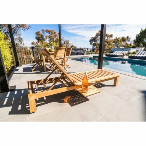 Poolside chairs teak wood