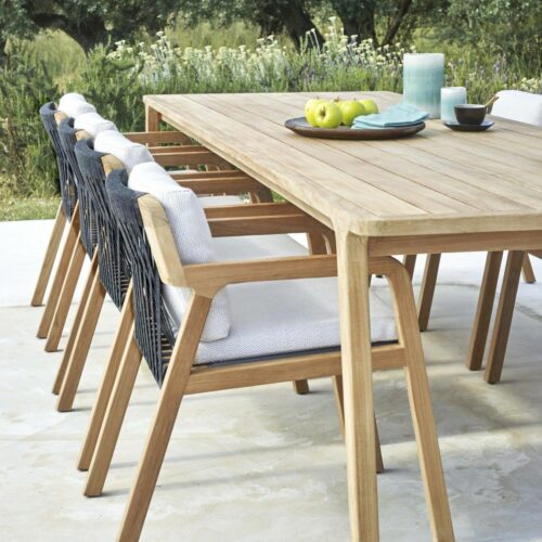 Teak outdoor dining set