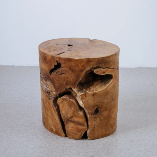 Teak wood side table