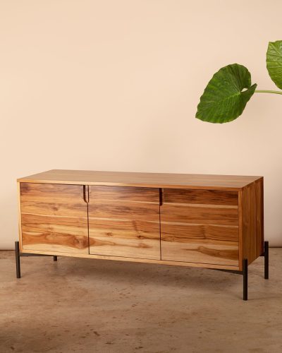 Teak wood credenza