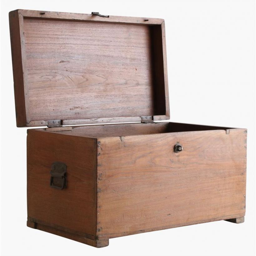 Teak wood storage chest