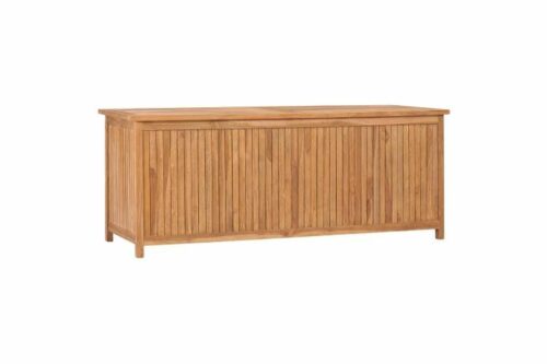 Outdoor storage box teak wood