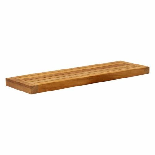 Teak wall shelf