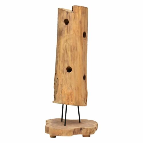 Teak wood wine rack