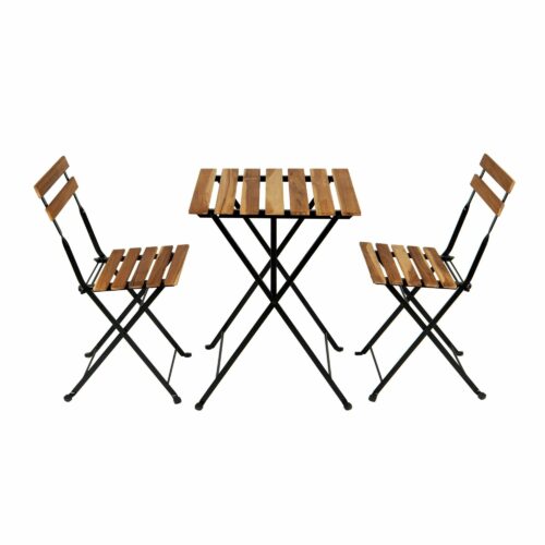 Bistro set teak wood