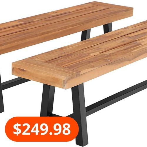 Teak wood dining bench