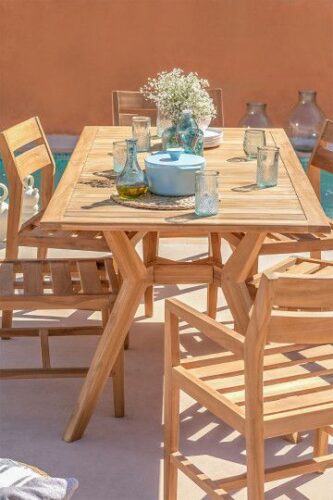 Garden table teak wood