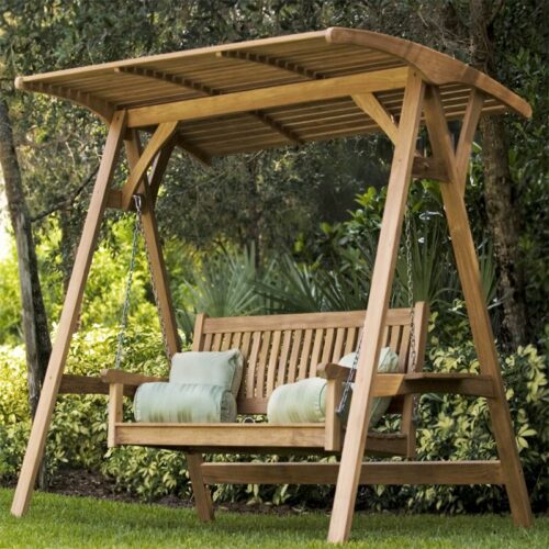 Teak garden furniture