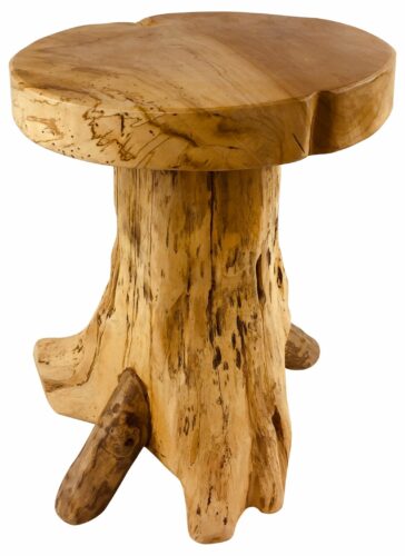 Teak root stool