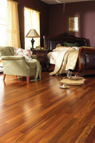 Teak wood flooring