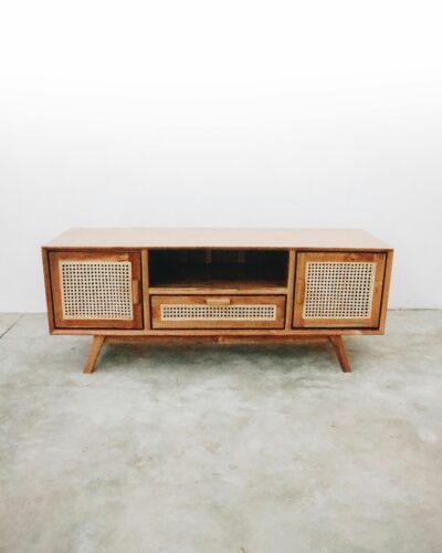 Teak wood TV cabinet