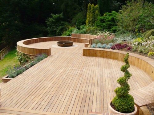 Decking teak