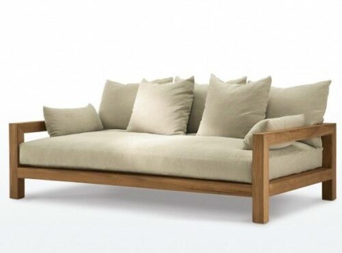 Teak outdoor sofa